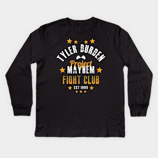 Tyler Durden Kids Long Sleeve T-Shirt